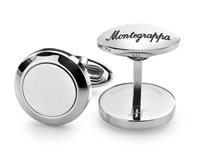 Bouton de manchette  Montegrappa Classico Monogram in Acier ID00CLI0